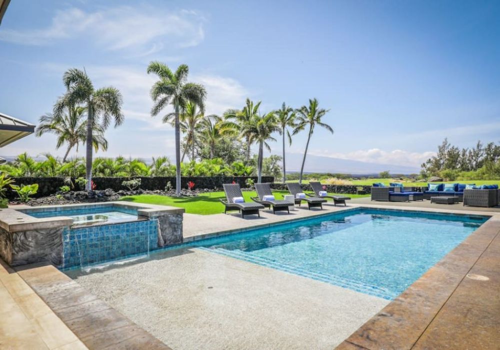 Nohea Hale @ Ainamalu  – Luxury Golf Course Estate Vacation Rental near Waikoloa Beach